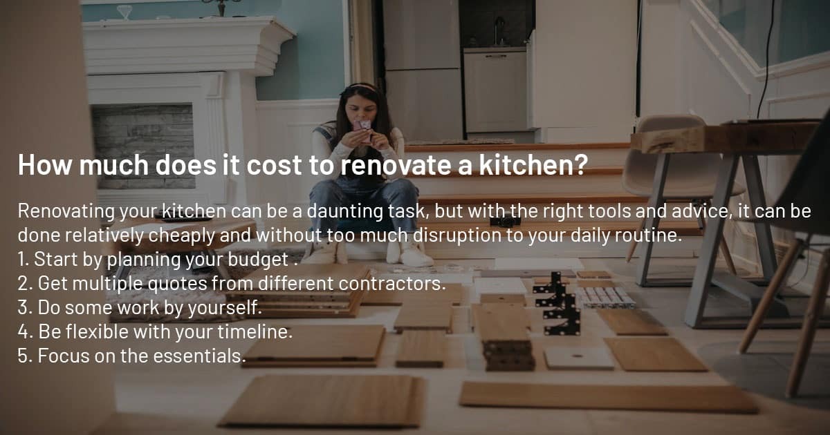 Mississauga kitchen renovations how much does it cost